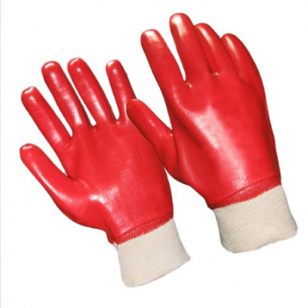Перчатки маслобензостойкие (красные)