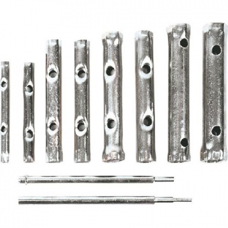 Набор ключей торцовых  трубчатых 6-22 мм, 10 предметов   (арт.35D193)